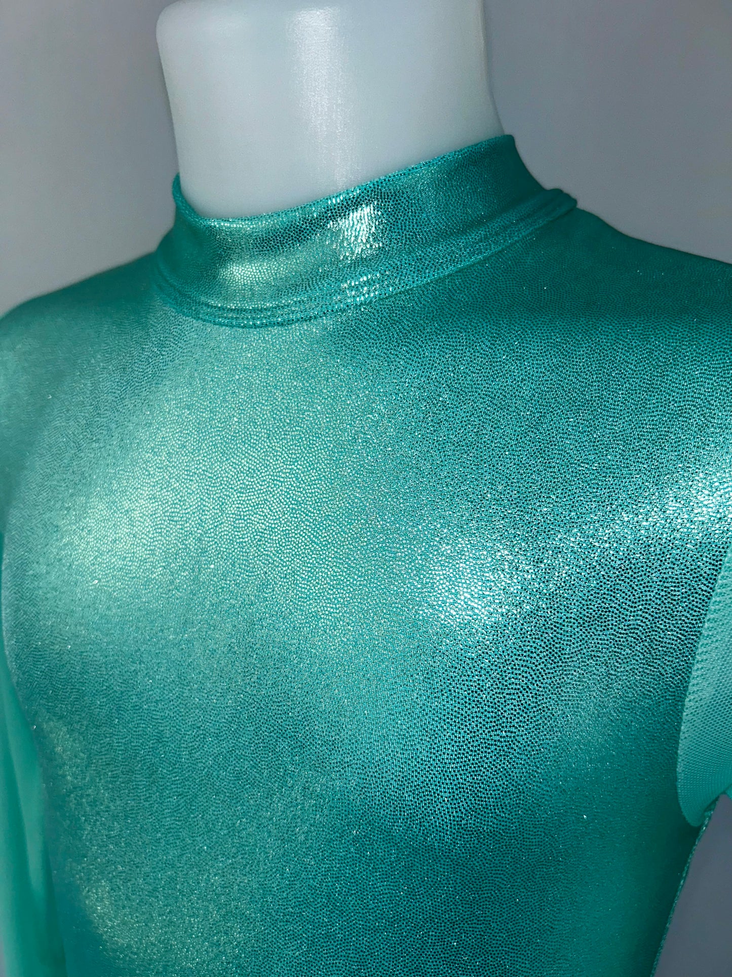 Juvenile Mint Shine Latin Dress