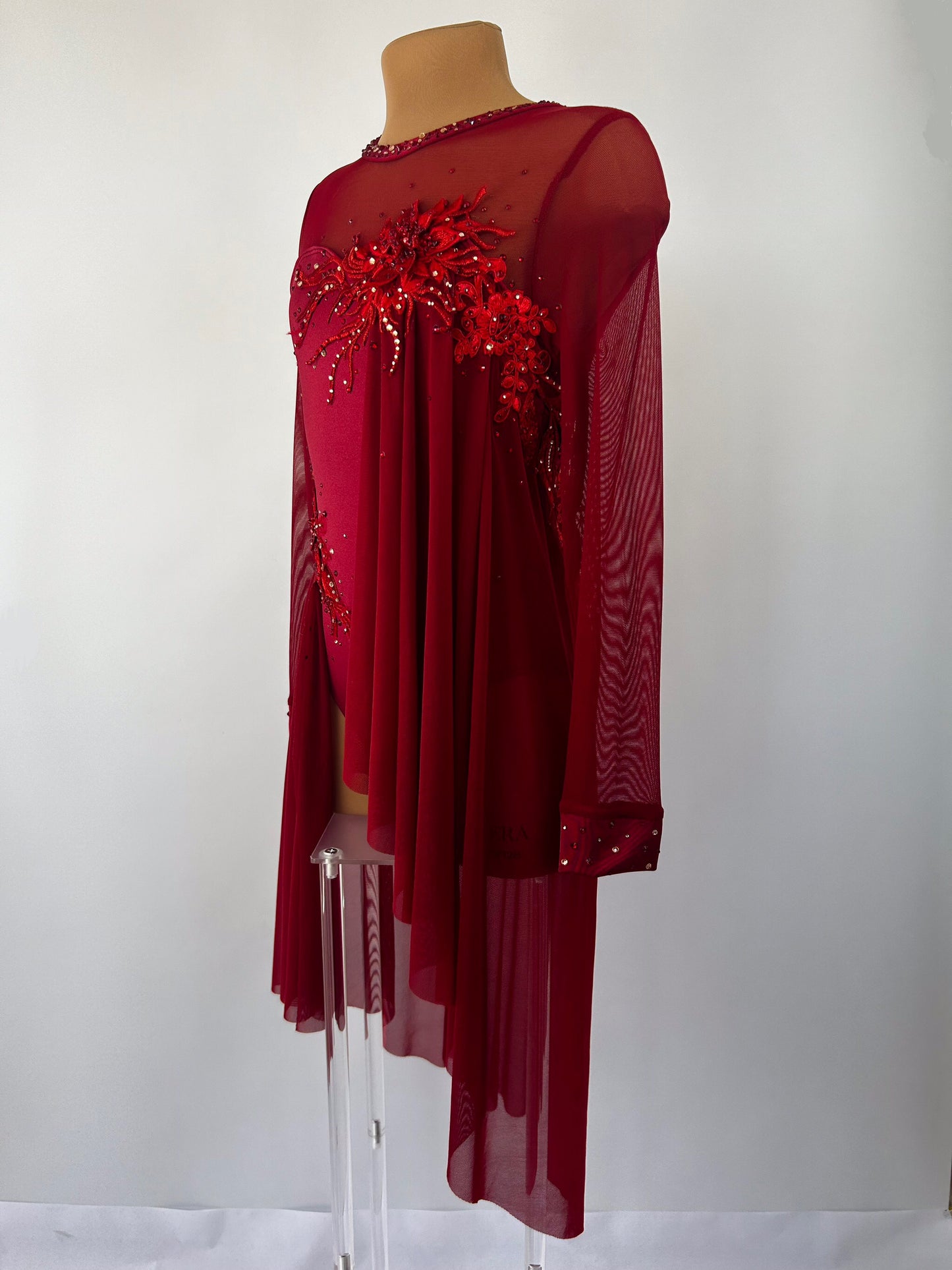 Wine Red lyrical dress