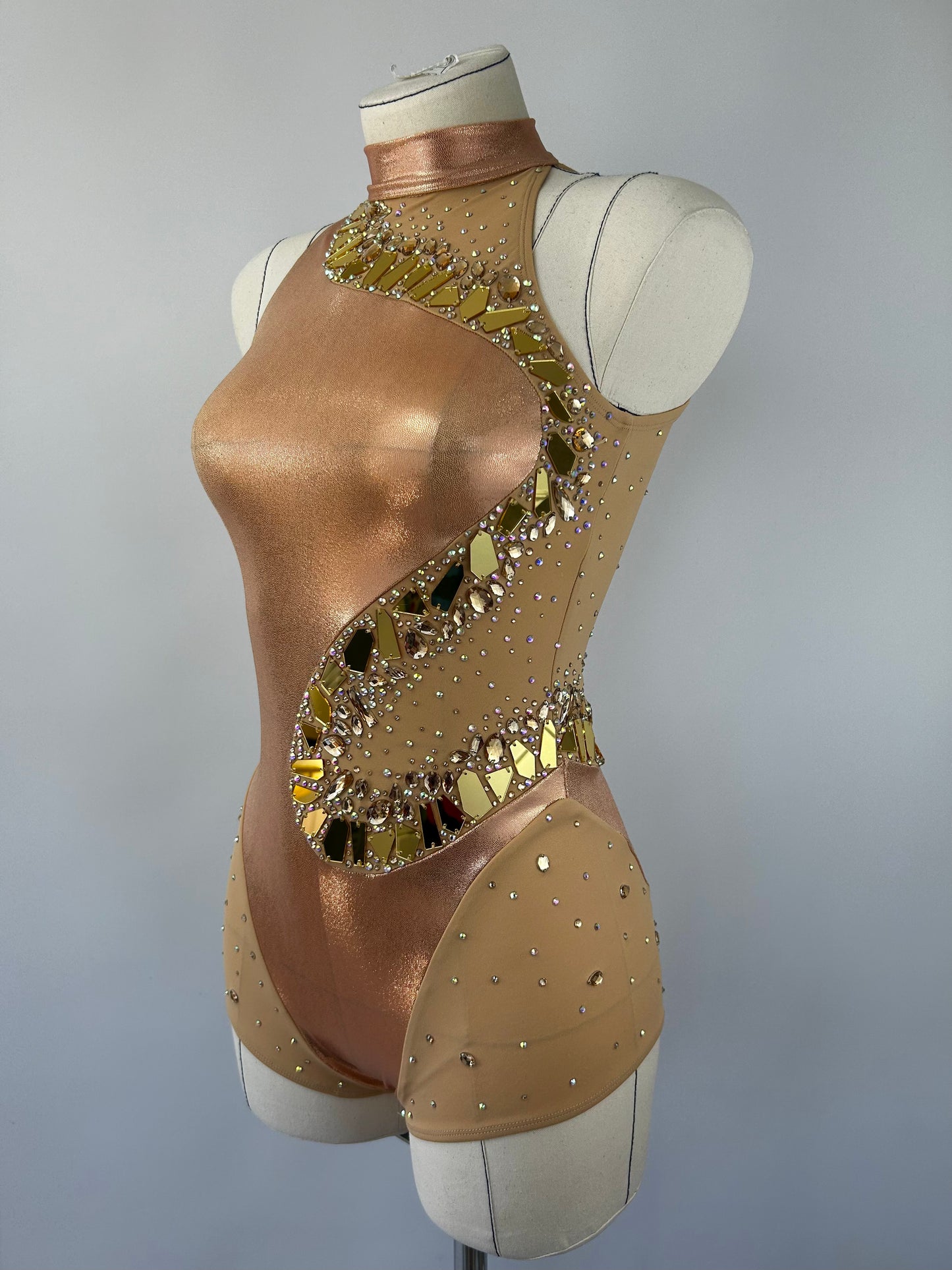 Gold Swirl Leotard