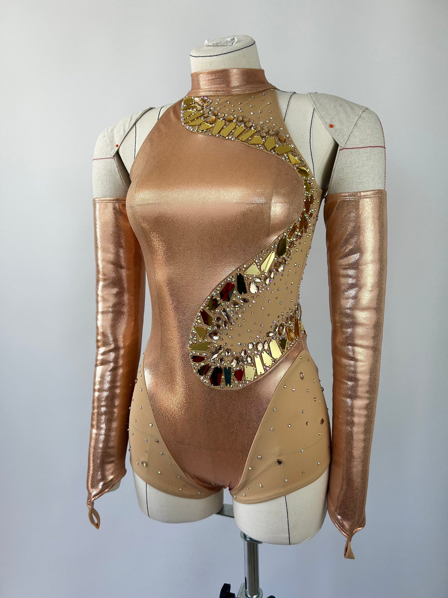 Gold Swirl Leotard